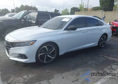 2021 Honda Accord Sport z USA, uszkodzony, nr VIN 1HGCV1F38MA097679